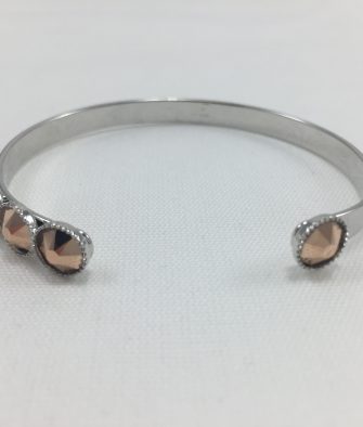 Bijoux fantaisies bracelet opale Ines argent