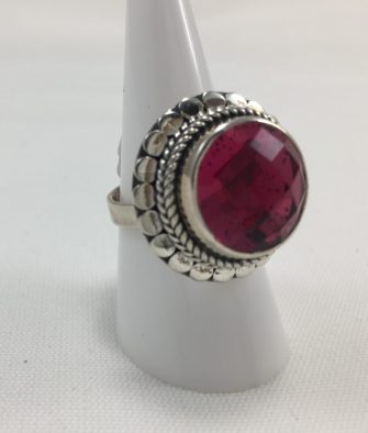 Bijoux argent close to zen Blossom Fushia