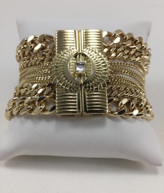 Bijoux Fantaisies Bracelet Hipanema Agyness Gold