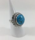 Bijoux argent Bague close to zen Blossom turquoise