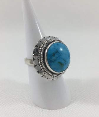 Bijoux argent Bague close to zen Blossom turquoise