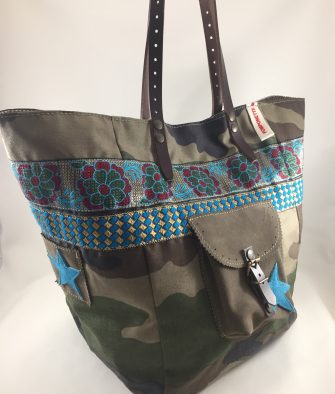 Accessoires Sac Pomponette Camouflage