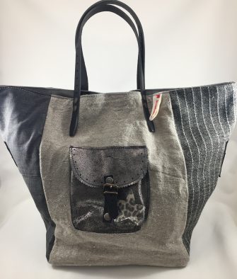 Accessoires Sac Pomponette Gris