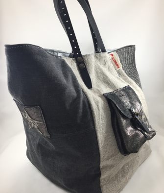 Accessoires Sac Pomponette Gris