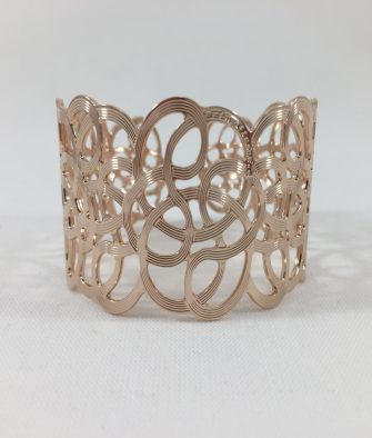 Bijoux Fantaisies Manchette Brin d'Amour Enlace Moi Rosé