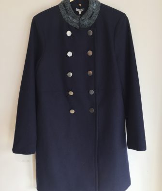 Prêt à porter Manteau Amenapih Zita Bleu