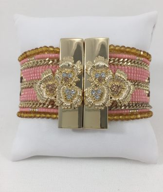 Bijoux Fantaisies Bracelet Hipanema Eternity Pink