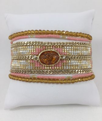 Bijoux Fantaisies Bracelet Hipanema Eternity Pink