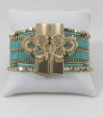 Bijoux Fantaisies Bracelet Hipanema Eternity Turquoise