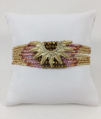 Bijoux Fantaisies Bracelet Hipanema Marlowe Gold