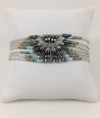 Bijoux Fantaisies Bracelet Hipanema Marlowe Silver