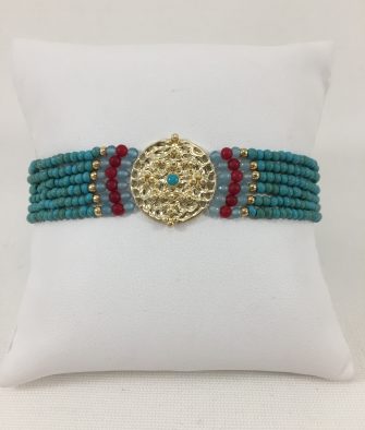 Bijoux Fantaisies Bracelet Hipanema Venus Turquoise