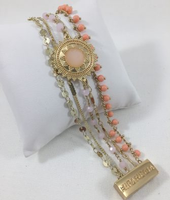 Bijoux Fantaisies Bracelet Hipanema Magic Pink