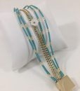 Bijoux Fantaisies Bracelet Hipanema Edonis Turquoise