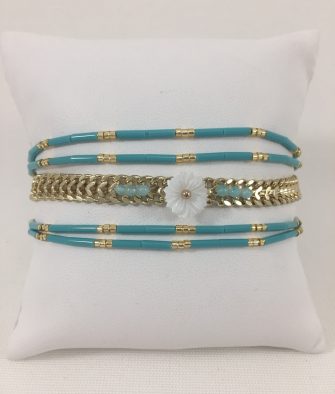 Bijoux Fantaisies Bracelet Hipanema Edonis Turquoise