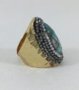 Bijoux fantaisies Bague Hypnochic Pierre Turquoise