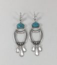 Bijoux Fantaisies Boucles d'oreilles Blow Nidia Turquoise