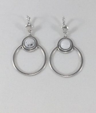 Bijoux Fantaisies Boucles d'oreilles Blow Keila 3 Blanche