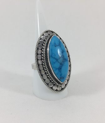 Bijoux Argent Bague Close to Zen Gypsy Turquoise