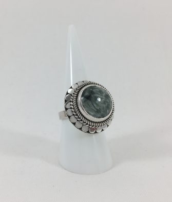 Bijoux Argent Bague Close to Zen Blossom Verte