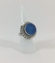 Bijoux Argent Bague Close to Zen Blossom Bleu