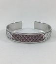 Bijoux Fantaisies  Manchette Opale Kalina Python Argent