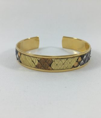 Bijoux Fantaisies Manchette Opale Kalina Python Doré