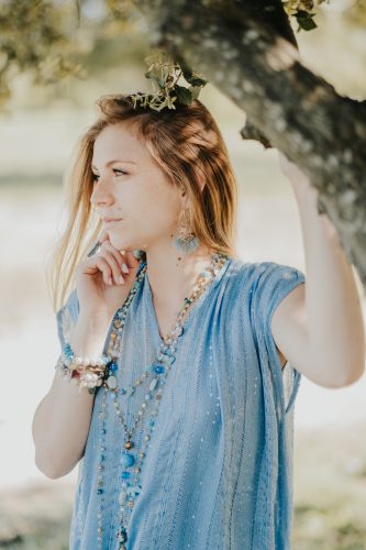 Marie K Robe Sundress Collier Boucles d oreilles Hypnochic