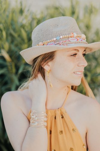 Marie K Chapeau Hypnochic Hipanema Boucles d oreilles Gas Bijoux