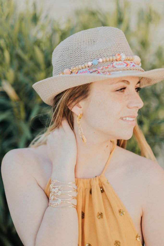 Marie K Chapeau Hypnochic Hipanema Boucles d oreilles Gas Bijoux