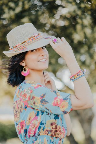 Marie K Boucles d oreilles Bague Chapeau Hypnochic Bracelet T'as vu la Vierge