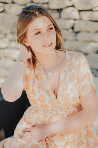 Marie K Robe Stella Forest Boucles d oreilles Collier Bracelet Brin d'Amour