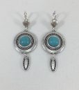 Bijoux Fantaisies Boucles d'oreilles Blow Blue Green