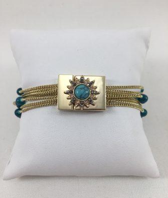 Bijoux Fantaisies Bracelet Hipanema Sheraz Turquoise