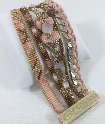 Bijoux Fantaisies Bracelet Hipanema Destiny Pink