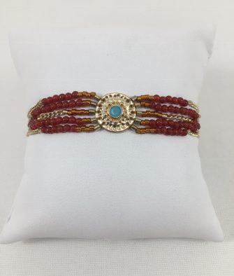 Bijoux Fantaisies Bracelet Hipanema Shogun Chili