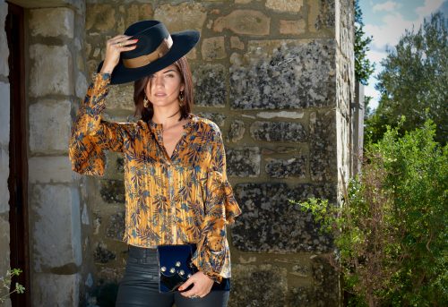 Marie K Chemise pochette et chapeau Amenapih