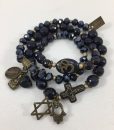 Bijoux Fantaisies Bracelet T’as Vu La Vierge Night Blue