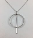 Bijoux Fantaisies Sautoir Bronzallure Circle Luna