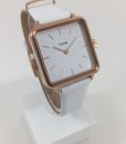 Montre Cluse La Tétragone Rose Gold White