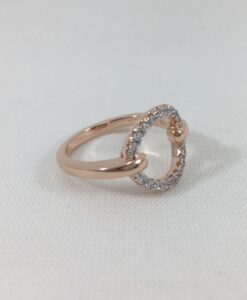 Bijoux Fantaisies Bague Bronzallure Altissima White