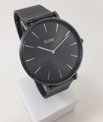 Montre Cluse La Bohème Mesh Dark Grey