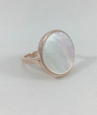 Bijoux Fantaisies Bague Bronzallure Alba White