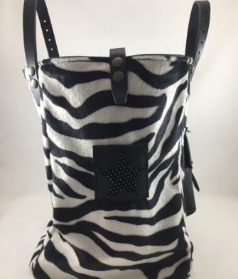 Accessoires sac Pomponette Zèbre