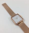 Montre Cluse La Tétragone Mesh Rose Gold