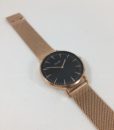 Montre Cluse La Bohème Mesh Rose Gold Black