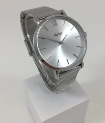 Montre Cluse Minuit Mesh Full Silver