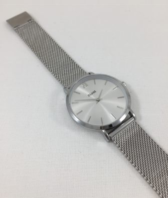 Montre Cluse Minuit Mesh Full Silver