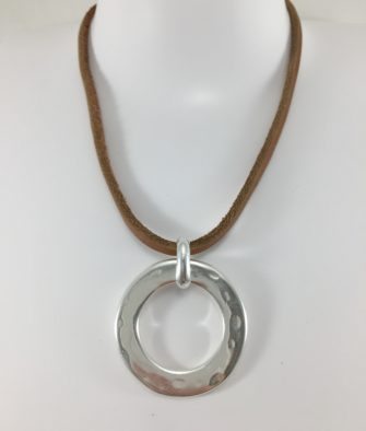 Bijoux Fantaisies Collier Secret de Cuir Rond