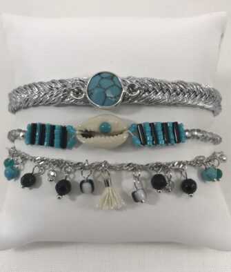 Bijoux Fantaisies Bracelet Hipanema Baya-Link Turquoise